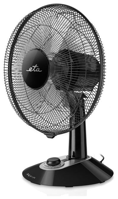 Ventilator Tisch neigbar 55 dB  Zefir (Schwarz) 