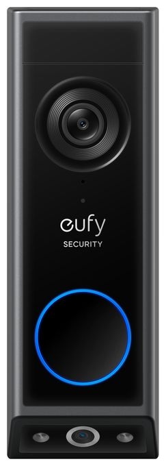 IP-Sicherheitskamera Außen Nachtsicht  Video Doorbell E340 + Chime (Schwarz) 