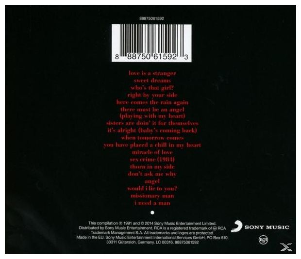 Eurythmics - Greatest Hits 