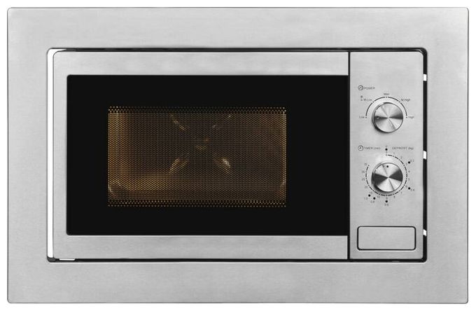 Einbau-Mikrowelle 800 W Größe: klein 5 Stufen (Edelstahl) EMW10-020 
