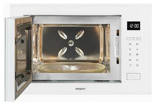 Einbau-Mikrowelle 1200 W Größe: mittel 10 Stufen Grill (Weiß) EMW25-G-020 