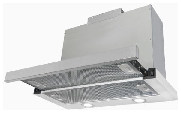 Abluft/Umluft Dunstabzugshaube/Esse Wand 60 cm (Edelstahl, Weiß) FSH62-21 