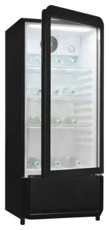 200 l Kühlschrank freistehend EEK: D 610 kWh Jahr NoFrost  GKS180-GT-431D (Schwarz) 