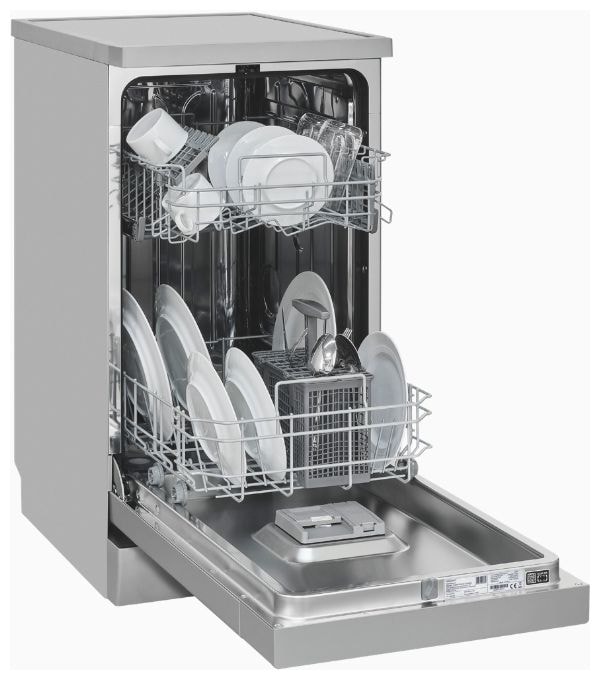 45 cm Geschirrspüler freistehend Leise 9 Maßgedecke aquaStop Funktion GSP9109-451D 