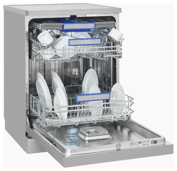 60 cm Geschirrspüler freistehend Leise 16 Maßgedecke aquaStop Funktion GSP9616-450B 