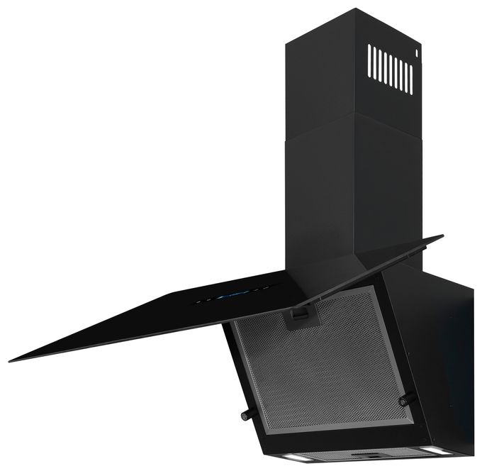 Abluft/Umluft Dunstabzugshaube/Esse Wand 798 mm (Schwarz) KFD817-2L 