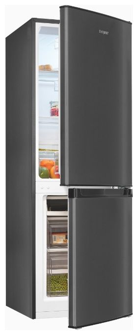 121 l / 52 l Kühl-Gefrierkombi freistehend 124 kWh Jahr  KGC232-60-E-040C (Grau) 