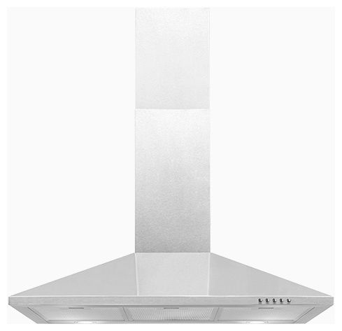 Abluft/Umluft Dunstabzugshaube/Esse Wand 90 cm (Edelstahl) KH90-8 
