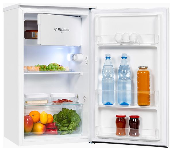 82 l / 75 l Tischkühlschrank EEK: E 125 kWh Jahr  KS117-3-010E (Weiß) 