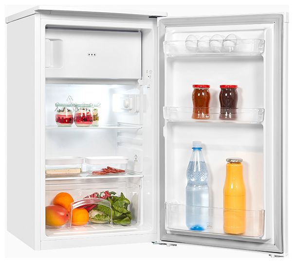 81 l / 70 l Tischkühlschrank EEK: F 156 kWh Jahr  KS117-3-040D (Weiß) 