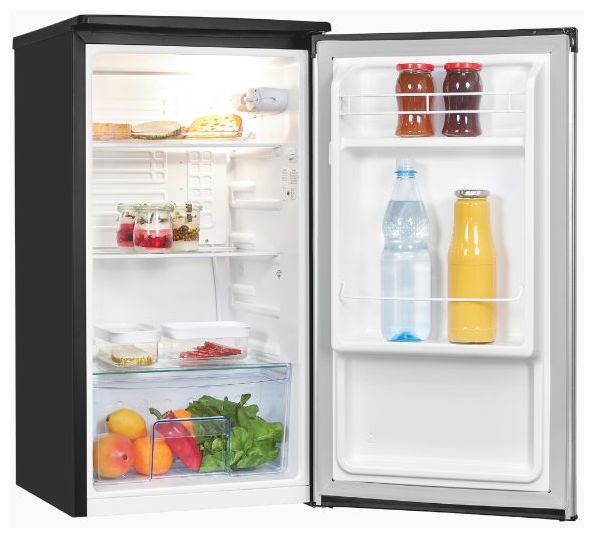 75 l Kühlschrank freistehend EEK: E 84 kWh Jahr  KS85-V-091E (Edelstahl) 
