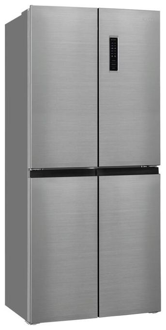 Side-by-Side Kühl-/ Gefrierkombination 237 l / 135 l 210 kWh NoFrost 1800 mm x 790 mm  MD365-125-040D (Schwarz, Edelstahl) 