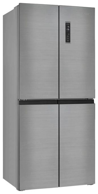 Side-by-Side Kühl-/ Gefrierkombination 271 l / 150 l 182 kWh NoFrost 1800 mm x 795 mm  MD425-150-040C (Schwarz, Edelstahl) 