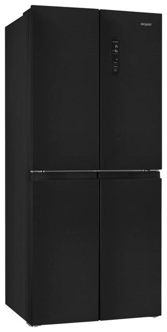 Side-by-Side Kühl-/ Gefrierkombination 271 l / 150 l 182 kWh NoFrost 1800 mm x 795 mm (Anthrazit, Edelstahl) MD425-150-040C 
