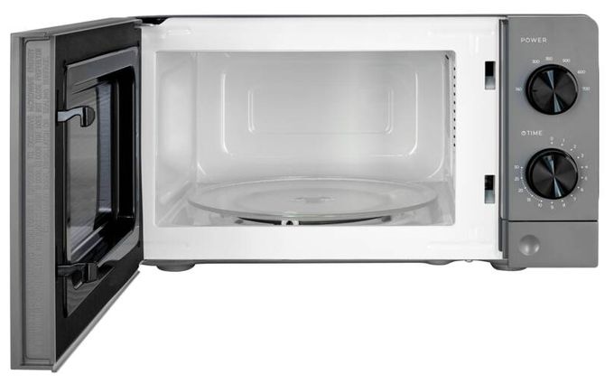 Freistehende Mikrowelle 1200 W Größe: klein 6 Stufen  MW 950-040e (Schwarz, Edelstahl) 