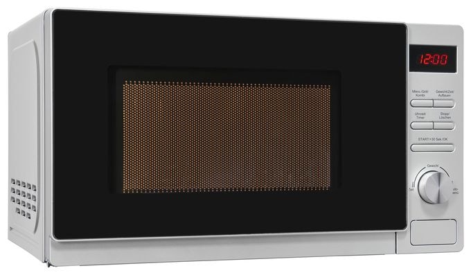 Standgeräte Solo 1050 W Größe: klein 5 Stufen Grill  MW2070-3GDI (Silber) 