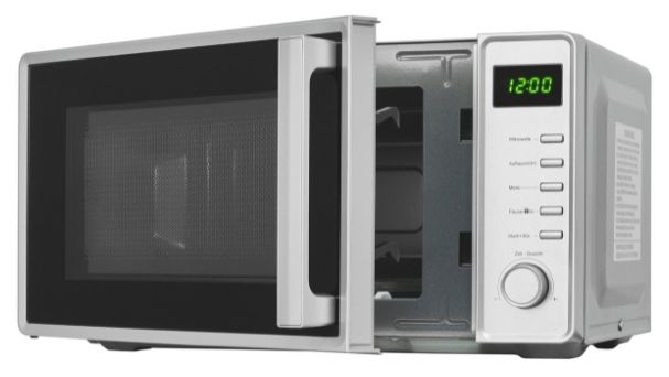 Freistehende Mikrowelle 700 W Größe: klein 5 Stufen  MW7120-240 (Silber) 