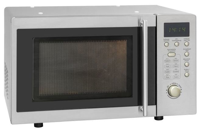 Standgeräte Solo 800 W Größe: klein 5 Stufen Grill  MW800G-3 Inox (Grau) 