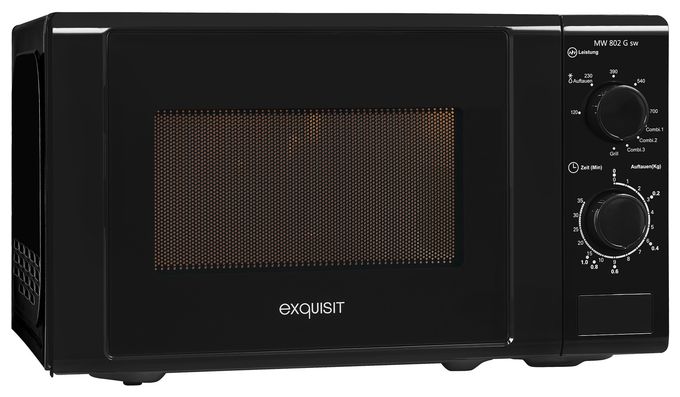Standgeräte Solo 700 W Größe: klein 5 Stufen Grill  MW802 (Schwarz) 