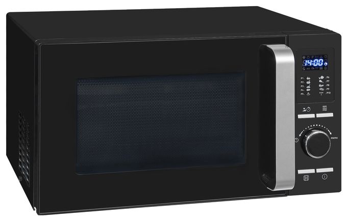 Freistehende Mikrowelle 900 W Größe: klein 11 Stufen Grill  MW8925-7 (Schwarz) 