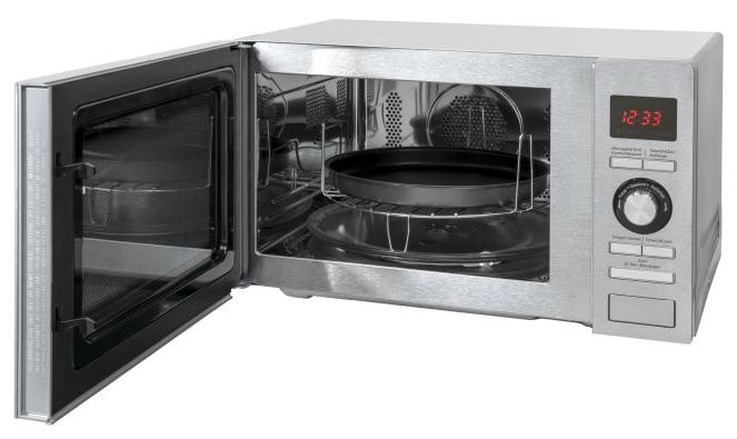 Freistehende Mikrowelle 900 W Größe: mittel 5 Stufen Grill  MW9025H-3 (Edelstahl) 