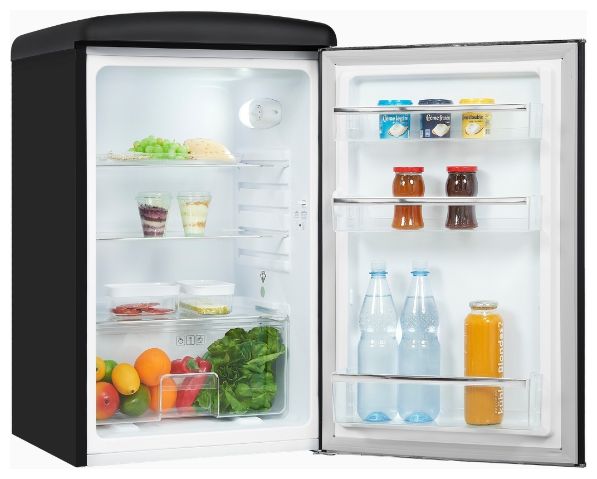 122 l Tischkühlschrank EEK: C 57 kWh Jahr  RKS120-V-H-160C (Schwarz) 