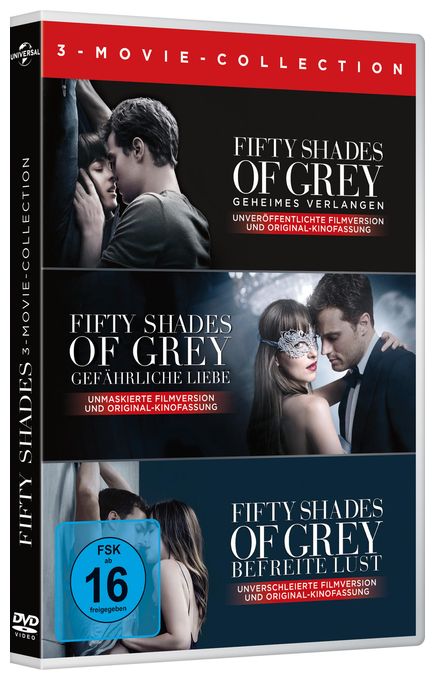 Fifty Shades of Grey 1-3 (DVD) 