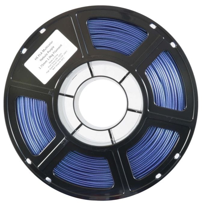  FF0698 HS PLA Filament 1.75mm 1kg (Mehrfarbig, Violett) 