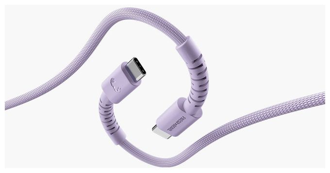 Stecker Rundkabel USB C auf USB C bis 100 W 2 m  2CCC201DL2 (Lila) 