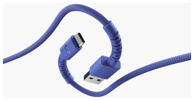 Stecker Rundkabel USB A auf USB C bis 18 W 2 m  2UCC201TB (Blau) 