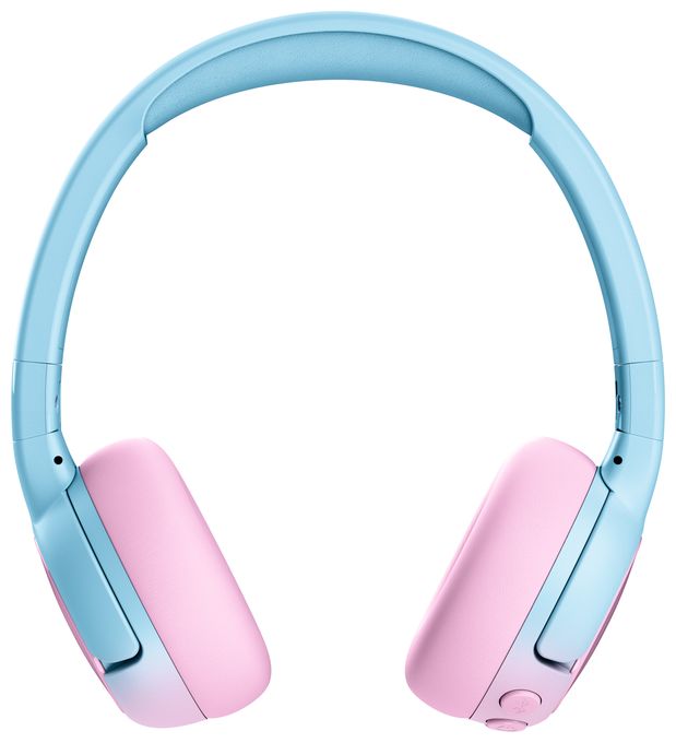 Ohraufliegender Bluetooth Kopfhörer kabellos 48 h Laufzeit USB Typ-C  Code Junior (Blau, Pink) 
