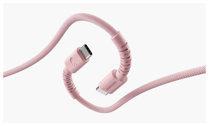 Stecker Rundkabel USB C auf USB C bis 100 W 2 m  FlexWave (Pink) 
