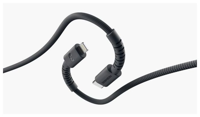 Stecker Lightning auf USB C 0,7 m  FlexWave (Grau) 