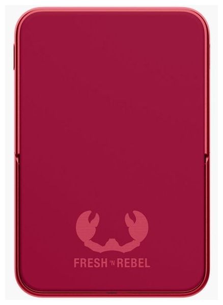 5000 mAh Powerbank USB Typ-C Kabelloses Laden  Wireless Magnetic (Rot) 