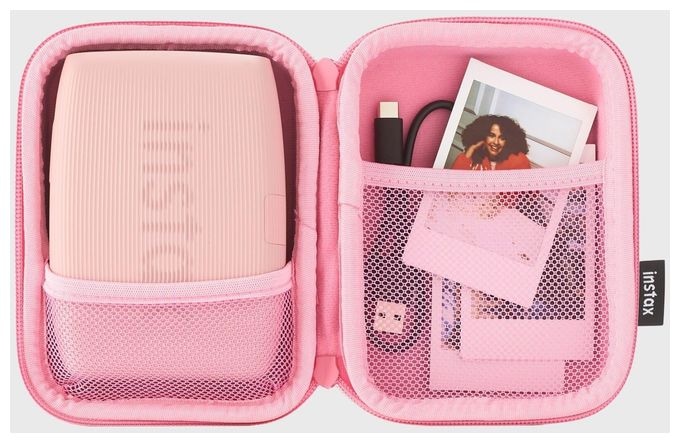 instax mini Link 3  Case (Pink, Rose) 