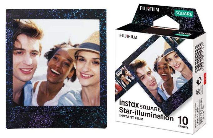 Instax Film 10 Shots SQUARE - Star Illumi 