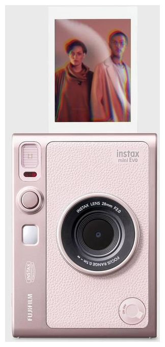 62 x 46 mm Sofortbild Kamera  Instax Mini Evo (Rose) 