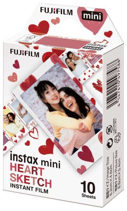 Instax mini Heart Sketch 