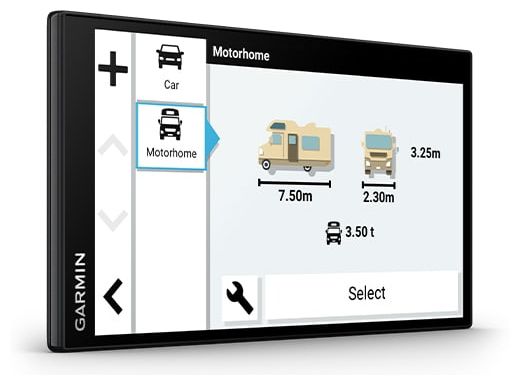 17,6 cm (6.95 Zoll) Navigationsgerät 32 GB Camper 795 