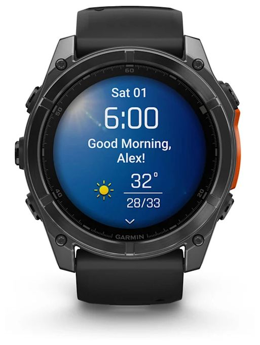 Digital 51 mm  Smartwatch Rund  Fenix 8 (Grau) 