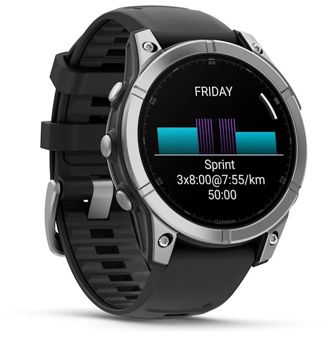 Digital 47 mm  Smartwatch Rund  Fenix E (Edelstahl) 