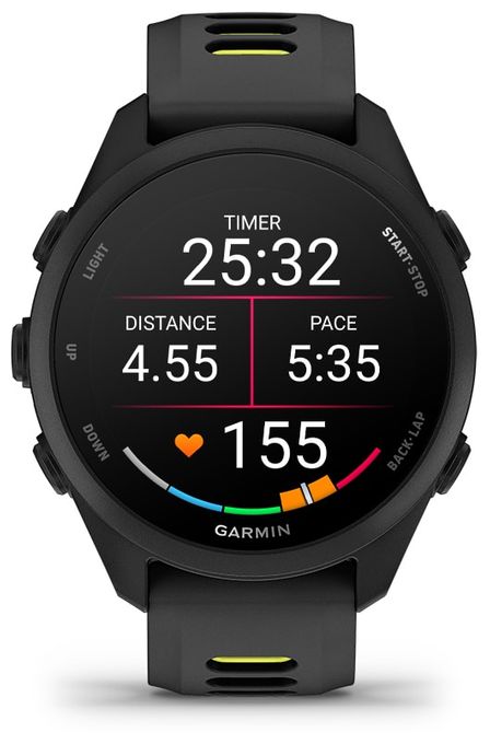 Digital 30 mm Smartwatch Rund  Forerunner 170 (Schwarz) 