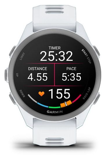 Digital 30 mm Smartwatch Rund  Forerunner 170 (Weiß) 