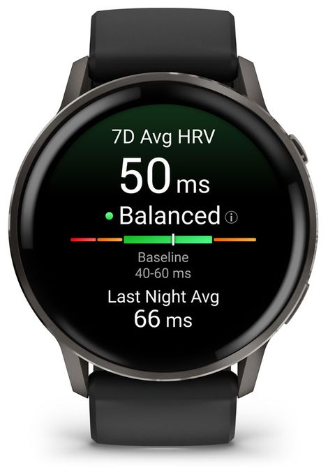 Digital 45 mm Smartwatch Rund 600 h  Venu 4 (Schwarz) 