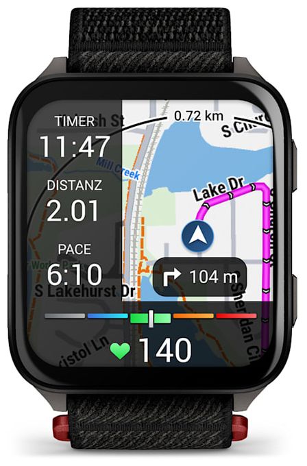Digital Smartwatch Rechteckig 264 h  Venu X1 (Schwarz) 
