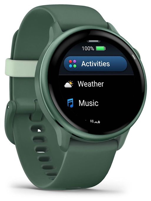 Digital 42 mm  Smartwatch Rund 264 h  Vívoactive 6 (Grün) 