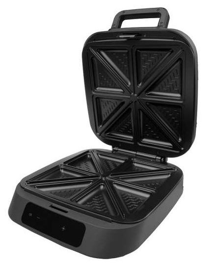 Sandwichmaker 1800 W für 4 Sandwiches  42469 Snack Station 4XL Advanced (Schwarz) 