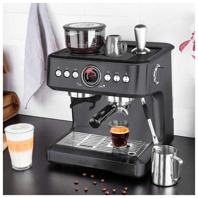 Siebträger Kaffeemaschine 15 bar 3000 W  42627 Design Advanced Urban Duo (Schwarz) 