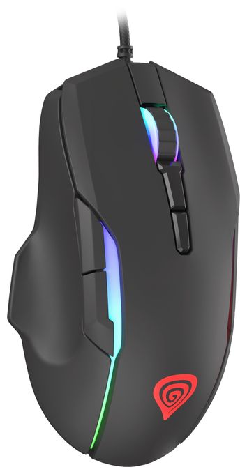12800 DPI Gaming Maus Optisch  Xenon 220 G2 (Schwarz) 