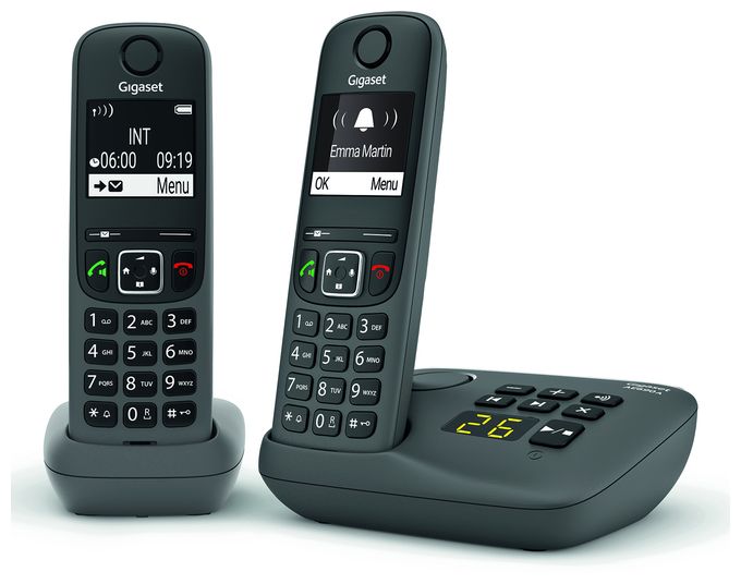 Analoges/DECT-Telefon  AE690A Duo (Anthrazit) 